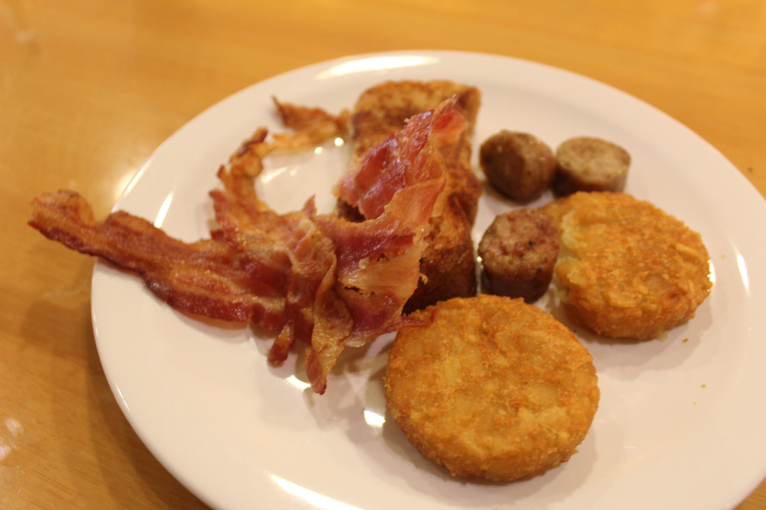 Carnival Breeze Breakfast Bacon, Hash Brown, and Sausage