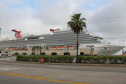 Carnival Vista Docked In Galveston