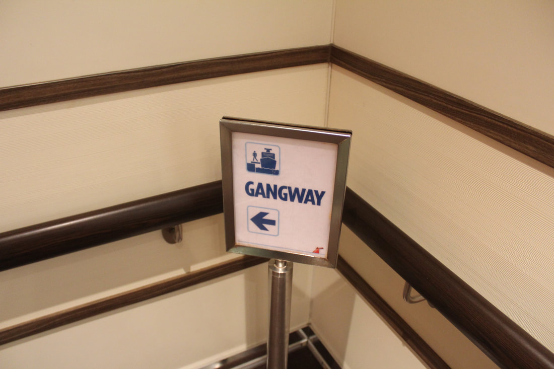 Carnival Vista Gangway Signage